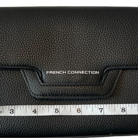 NWT French Connection Kitty Pebble Shoulder Bag - Black - Picture 4 of 16